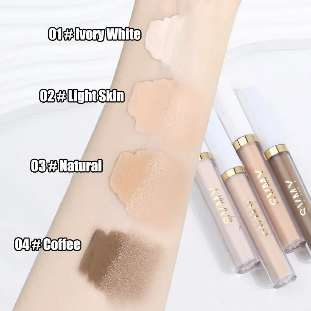 Liquid Foundation Cream Concealer High Coverage Waterproof Moisturizing Long Lasting Contour Cover Spots Dark Circles Cosmetics