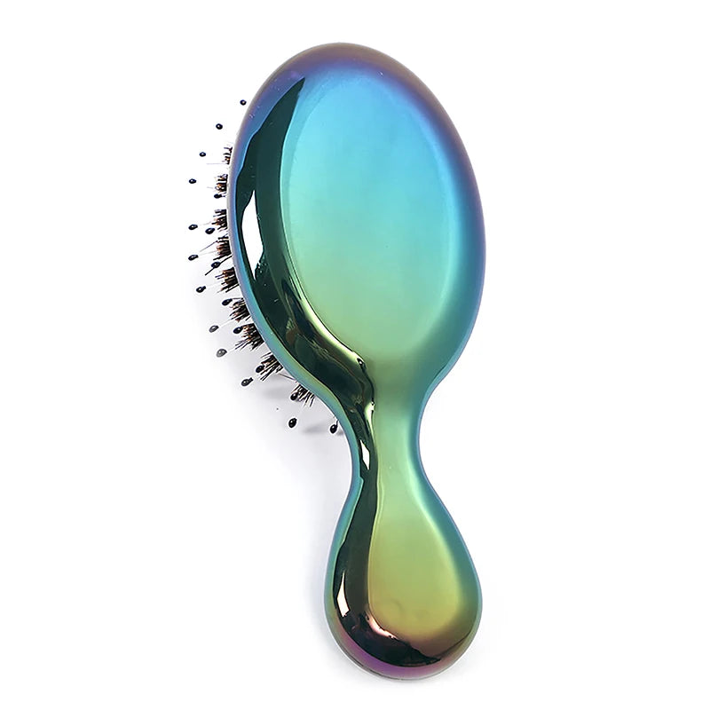 New Natural Boar Bristle Oval Hair Brush Comb Head Scalp Massage Comb Portable Horsehair Comb Fashion Styling Tool
