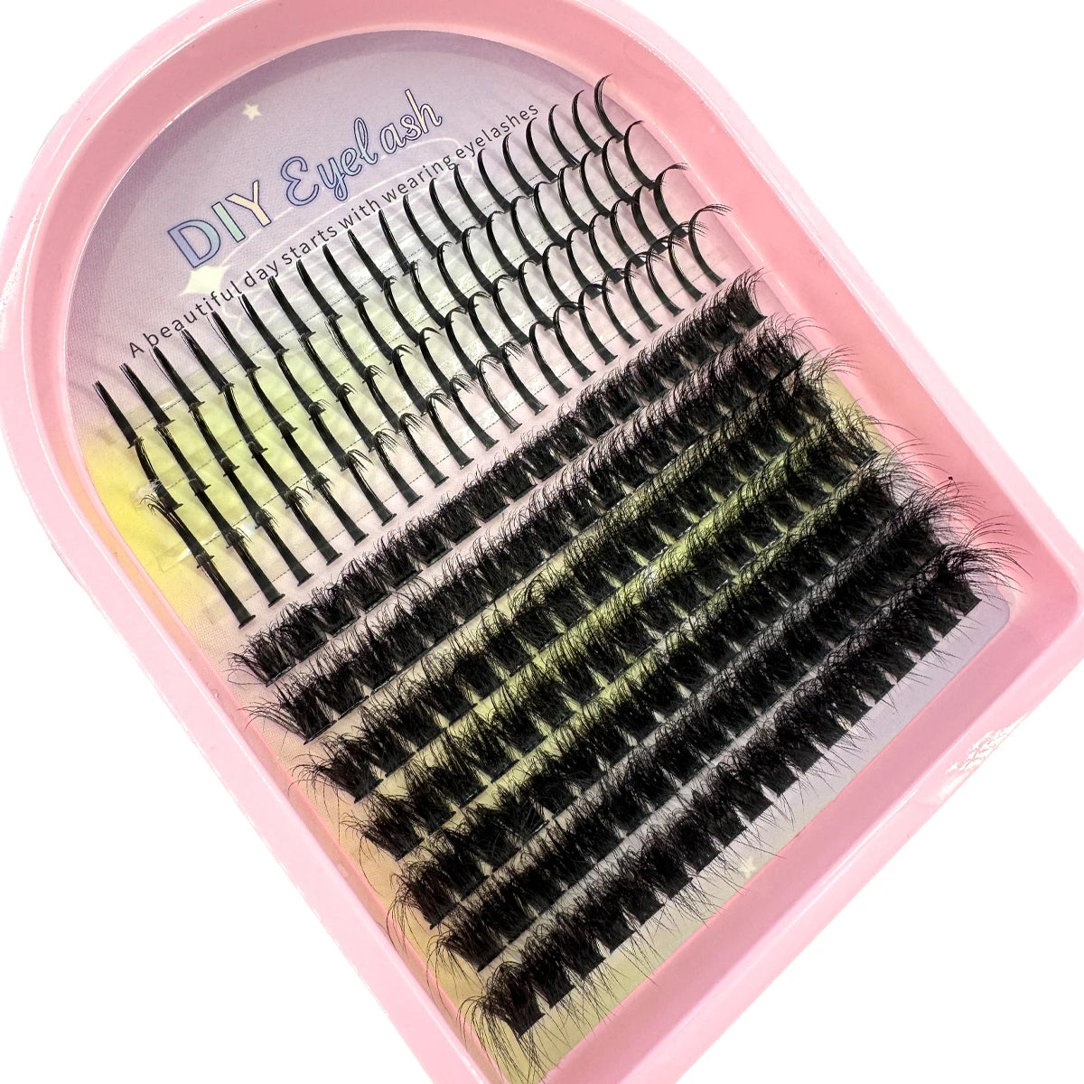 Lash Clusters 50D-1200D Lashes Spikes Eyelash Clusters Volume Individual Lashes DIY Spiky Lash Extension Mega Cluster Eyelashes