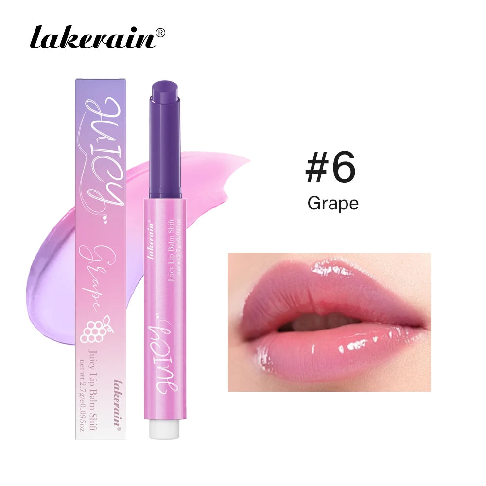 Juicy Color Changing Lip Balm Antioxidant Smooth Texture Evens Out Skin Tone Long Lasting Moisturizing Soothing Protecting Lip