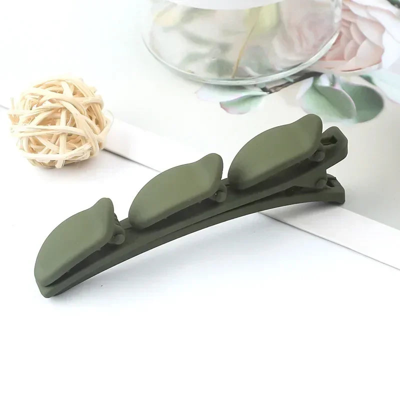 Double Layer Braided Hairpin Broken Hair Fixed Clip Women Girls Korean Fashion Hairpin Headband Hairpin Lazy Styling Accessories