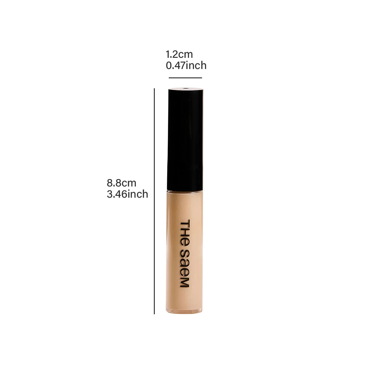The Saem Cover Perfection Tip Concealer,Smooth Texture,Luxury Makeup,Long-Lasting & Non-Creasing,Korean Cosmetic,Korean Makeup