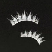 HBZGTLAD White Eyelashes Cosplay Makeup Natural Long Cross Strip False Eye Lashes