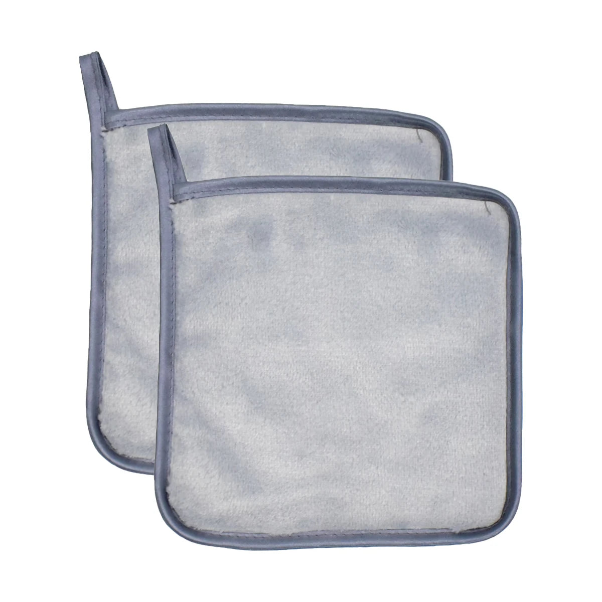 2Pc 15cm Square Makeup Remover Cloth, Makeup Towels Face Washcloth, Makeup Remover Pads Reusable Washable