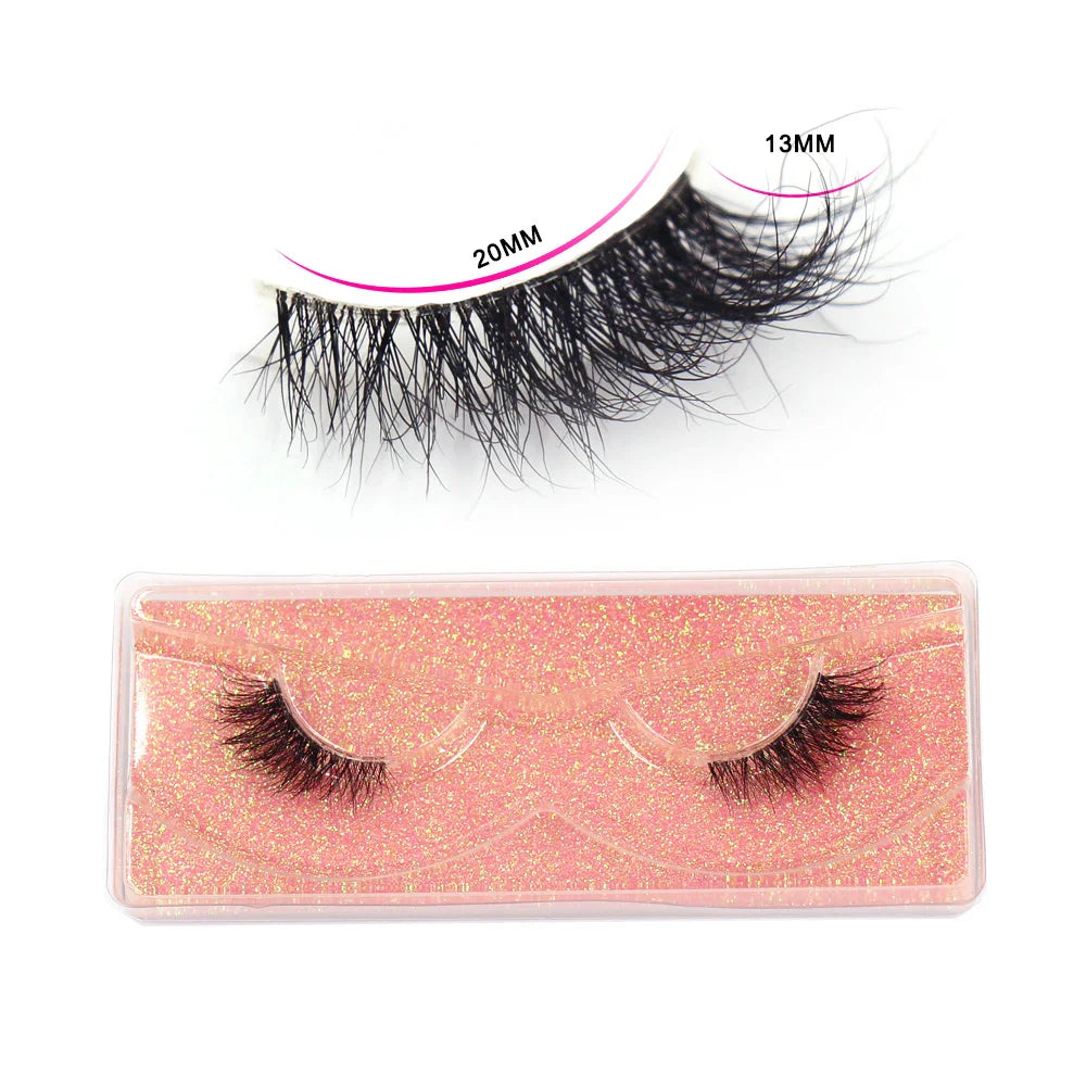 Half Lashes Mink Eyelashes Natural Soft Wispy False Eyelashes Natural Mink Lashes For Daily Makeup Eyelash Extension Fake Lashes