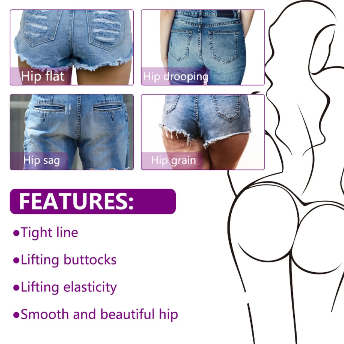 Beautiful butt nourishing essential oil
