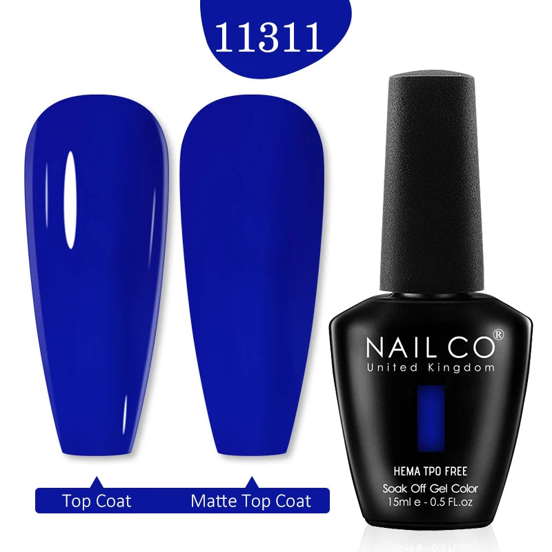 NailCO Pink Colors HEMA FREE Gel Nail Polish Nail Art Vernis Semi Permanent UV Lamp Gel Manicure for Nails Supplies Gel Polish
