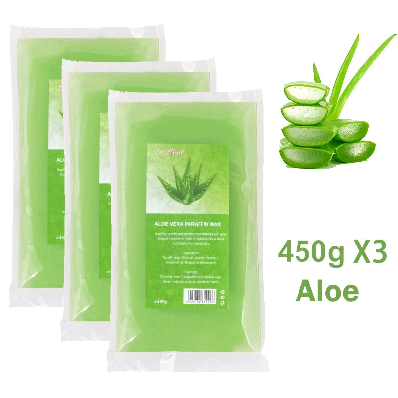 450g/200g Paraffin Wax Hand and Foot Feet Mask Peel Off 3Pcs/1Pcs SPA Moisturizing 200g/450g Hand Soft Wax For Bikini Body