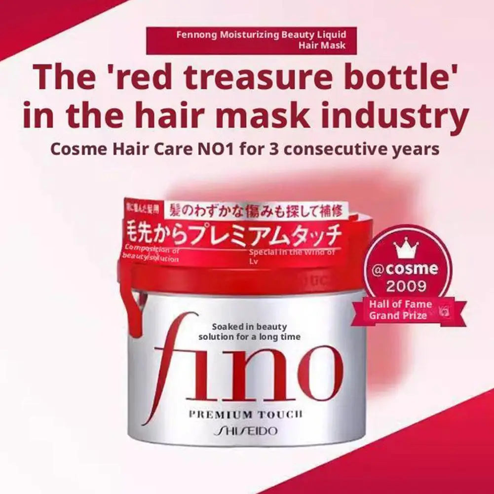 Fino Shampoo Conditioner 550ml Oil Control Volumizing Smooth Hair Mask Repair Dry Damaged Hair Moisturizing Nourishing Treatment