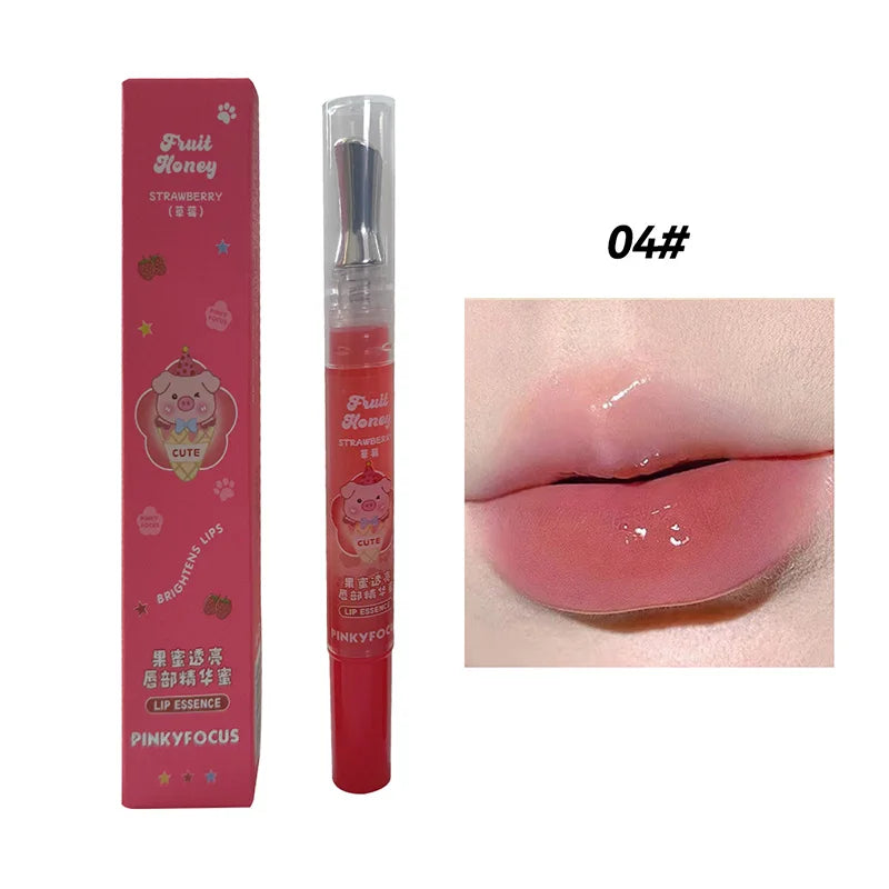 PinkyFocus Lip Essence Honey Moisturizing Anti-drying and Hiding Lip Lines Dudu Lip Lip Oil