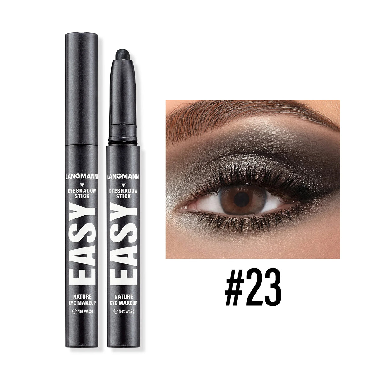 Multi Color Matte Pearlescent Eye Shadow Stick, Eyeliner Pen And High Light Pen, Smooth And Natural Color