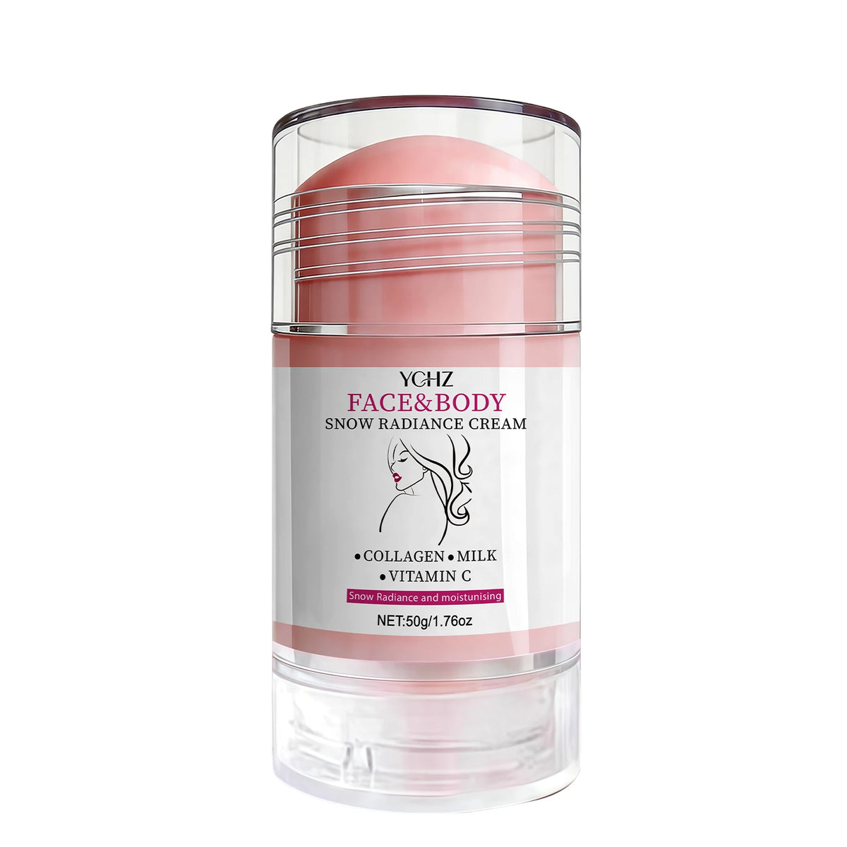 Facial and Body Brightening Stick - Brightening Cream, Perfect for Use on the Face, Neck, Underarms, Joints, Etc., Gentle Formula, Provides Brightening and Moisturizing, Suitable for Both Men and Women, 50g