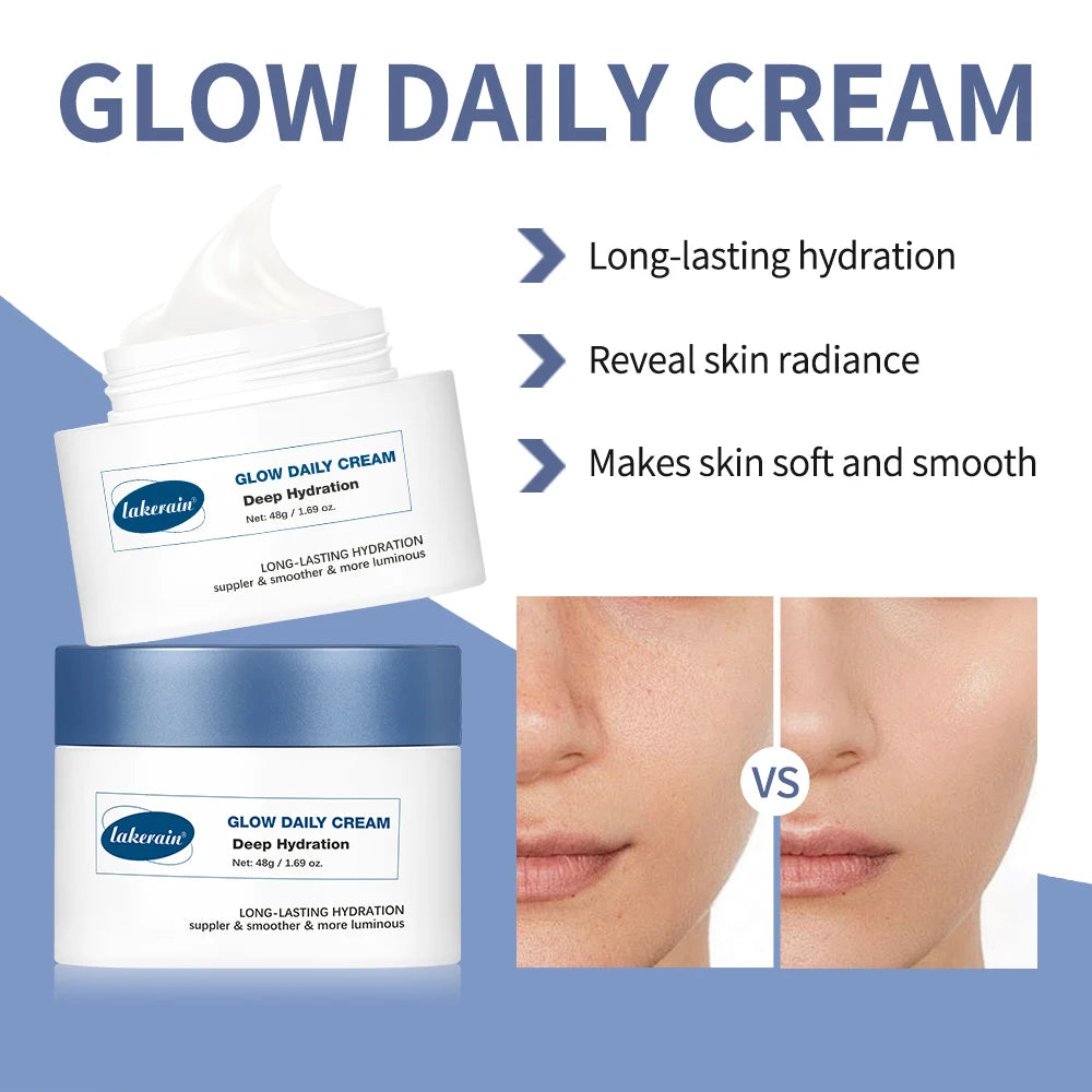 Gloss Daily Cream Dry Peeling Moisturizing Vitamin A B5 Face Cream 48-hour Dry Skin Facial Moisturizer For Sensitive Skin