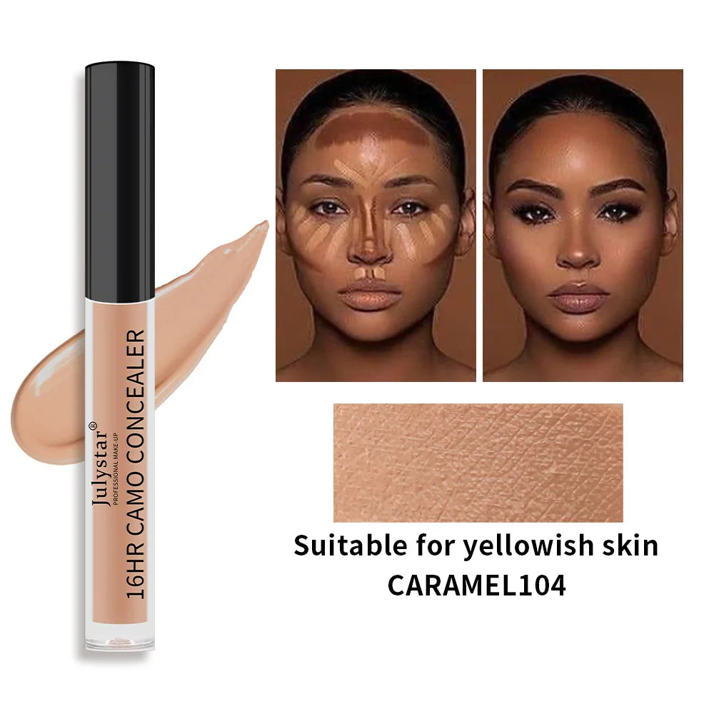 6 Colors Liquid Concealer Covering Moisturizing Control Oil Foundation Dark Circles Freckle Eyes Face Concealer Liquid Makeup