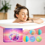 Moisturize Skin Fragrant Bath Balls Set Handmade Natural Bath Bomb Men Women Soothing Exfoliate Floating Bubble Self Care Gifts