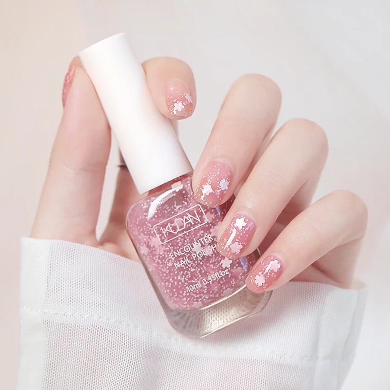 10ml Peel Off Water-Based Nail Polish Fast Drying Long-Lasting Healthy Brightening Effect Long Lasting Nails No Need Lamp Cure