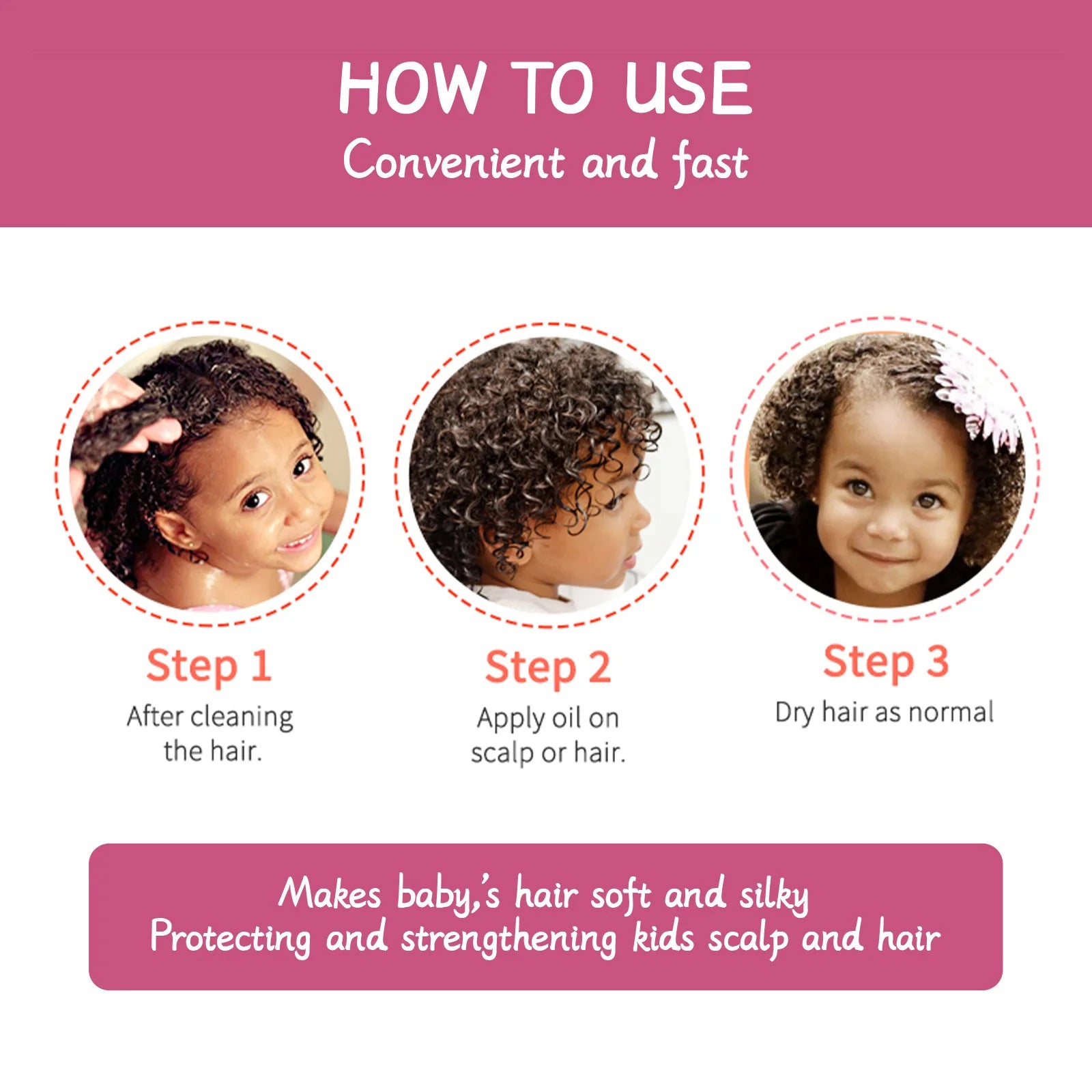 Batana Hair Essential Oil Improving Curly Reducing Dryness Loss Treatment Scalp Massage Promotes Wellness Kids Hair Growth Serum