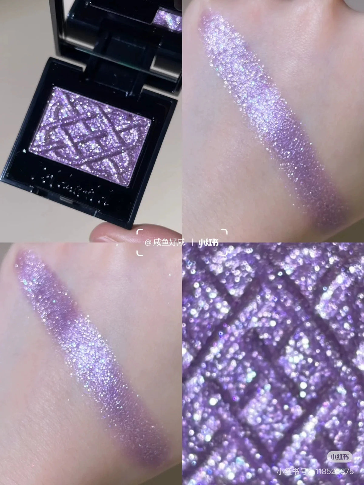 Coldnwild Monochrome Gradual Eye Shadow Chameleon Glitter Highly Pigmented Blue Purple High Concentration Optical Eye Makeup