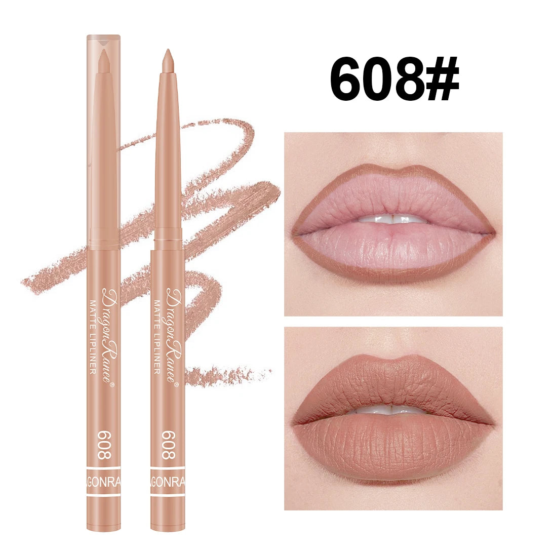 Lip Liner to Outline the Lip Shape, Beginner-Friendly, Natural and Delicate, Waterproof, Matte, Nude Color Lip Liner