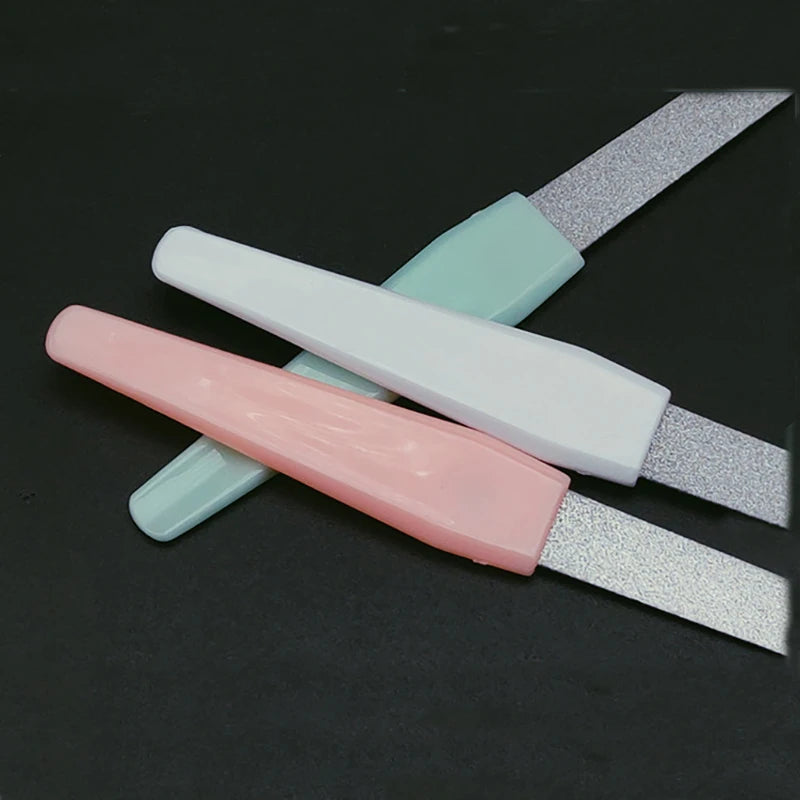 1PC DIY Nail Art Professional Nail File Metal Nail File Double Sided High Quality Nail File Manicure Pedicure Beauty Tools
