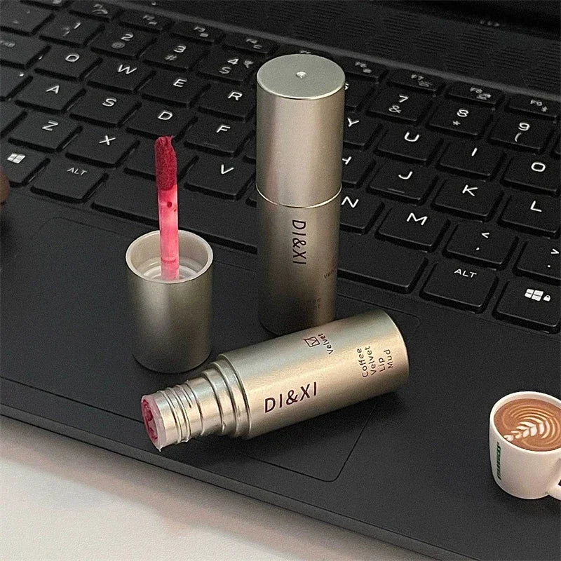 6 Color Long-Lasting Waterproof Matte Velvet Lip Gloss Mist Liquid Matte Lipstick Non-stick Cup Lip Glaze Lip Makeup Cosmetics