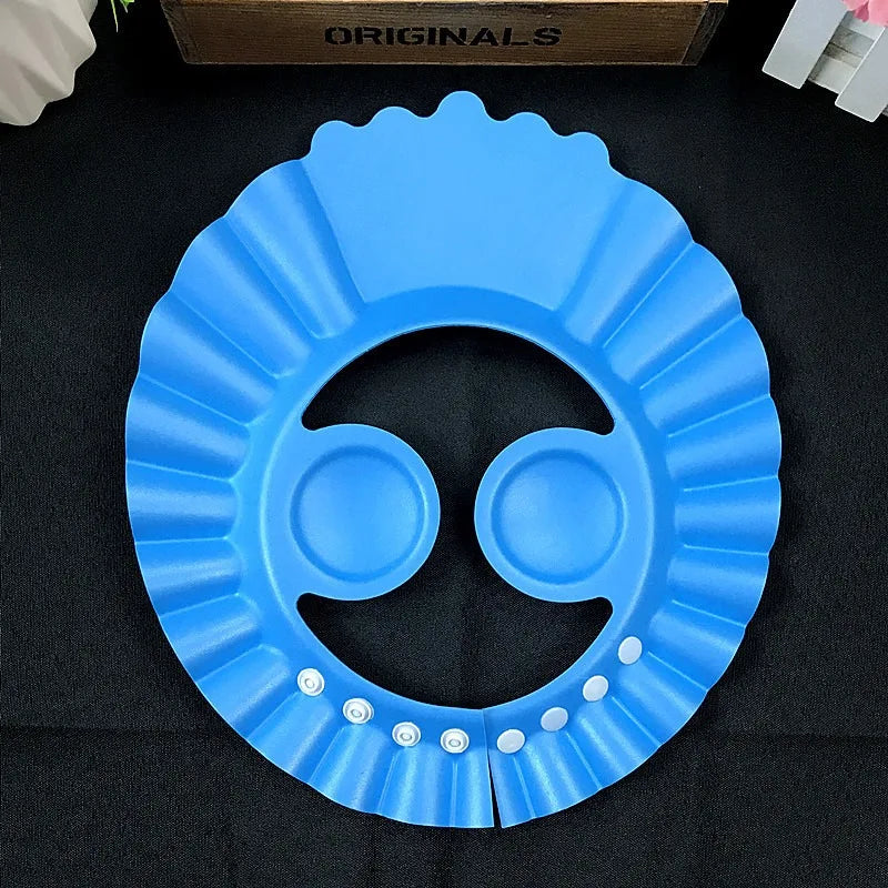 Kids Safe Shampoo Shower Bathing Bath Protect Children Shower Cap Hat Soft Cap Hat for Baby Wash Hair Shield Summer