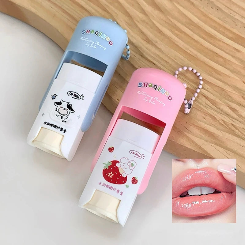 SHAQINUO Lip Balm 9g Moisturizing Deep Hydrating Anti-Dry Crack Repair Lip Lines Student Colorless Lip Care
