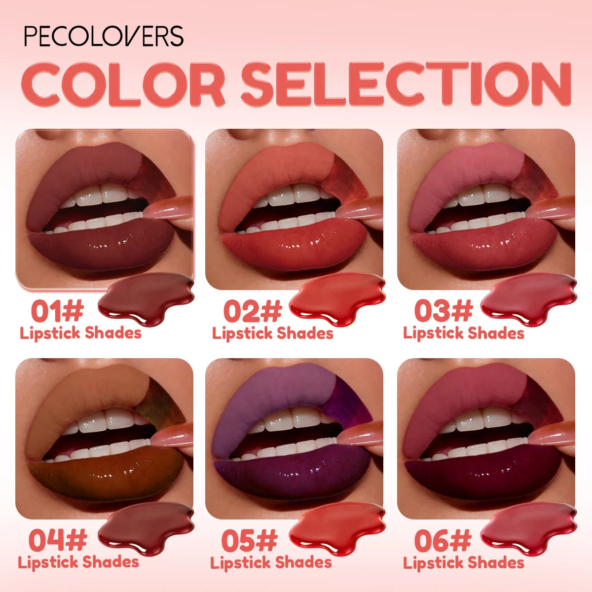 6PCS/SET Peel-Off Lip Gloss Set,Silky,Fade Resistant,Full Color Retention,Multi Shades,Easy Tear Off Design,Non Stain Formula,Comfortable On Dry Lips,Novelty Liquid Lip Cosmetic Set,Suitable For Dating And Casual Daily Makeup