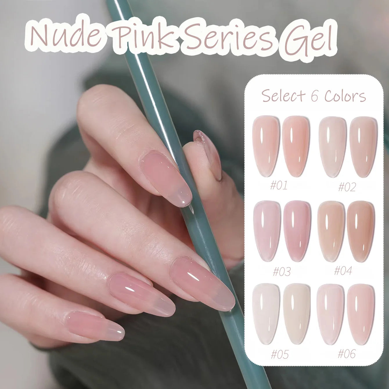 WS 10ML 2026 New Pale Yellow Gel Nail Polish Starter Pure Soak Off No Wipe Nail Gel Polish Suitable For All Seasons