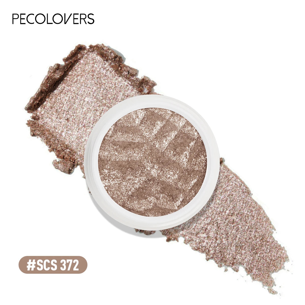 Single Color Easy To Apply High-gloss Eyeshadow Mashed Potato Mashed Mirror Pearlescent Glitter Eyeshadow Palette