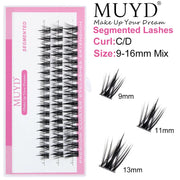 Russian Personal Eyelashes 3D Sexy Fluffy Single Cluster False Eyelashes Are Natural, Soft, And Easy To Operate Makeup Tools