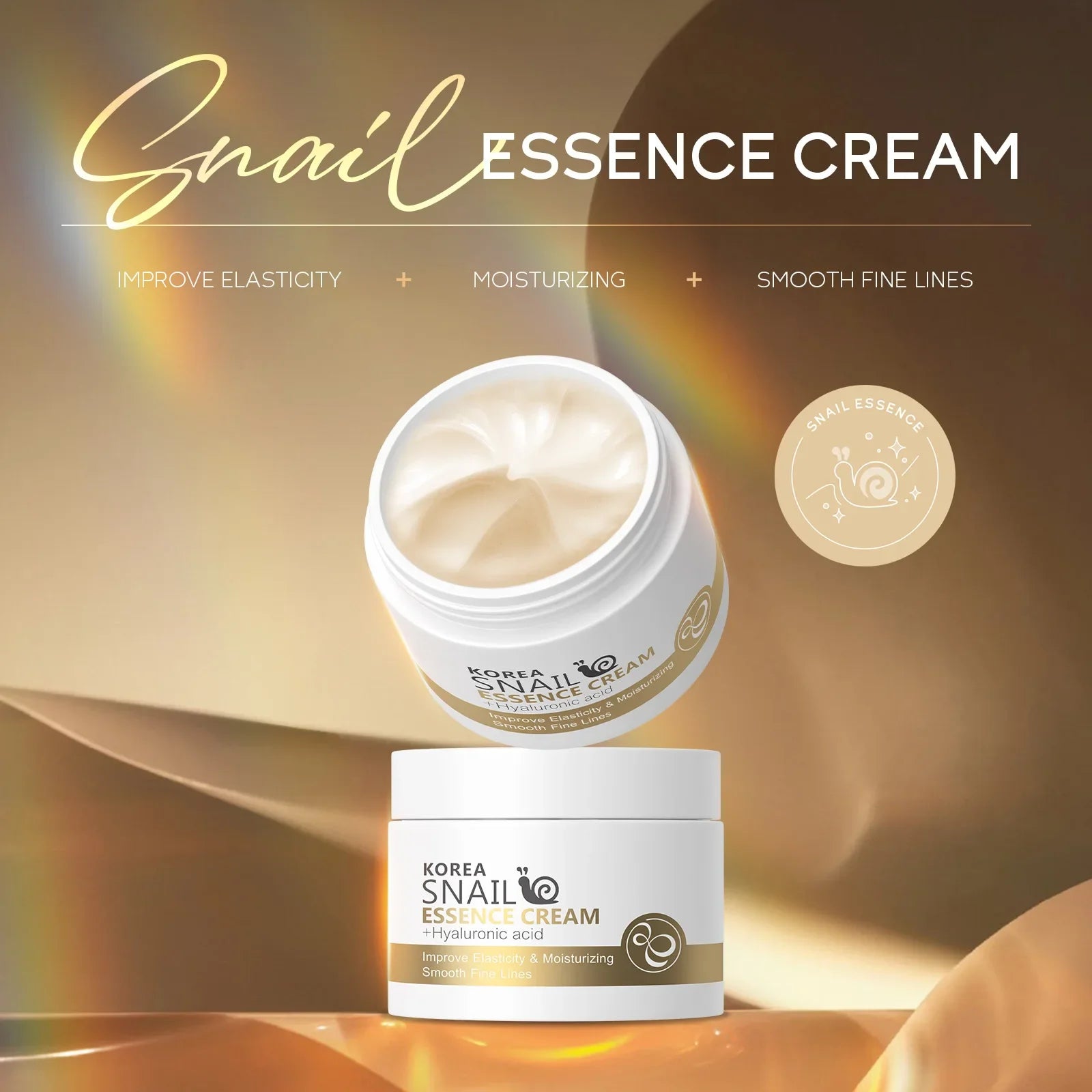 LAIKOU Snail Anti-aging Cream Moisturizing Nourish Heavy Bright Whitening Day Cream Long-Lasting Moisturization Face Cream 25g