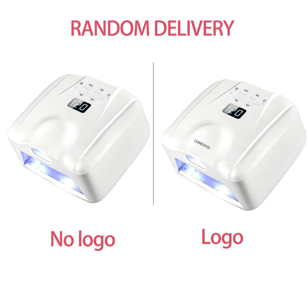 2 IN 1 Nail Dryer UV Light for Nail 78 LEDs Single Toe Finger Full Hand Nail Curing Dual Port Nail Lamp Auto Sensor Nail Art