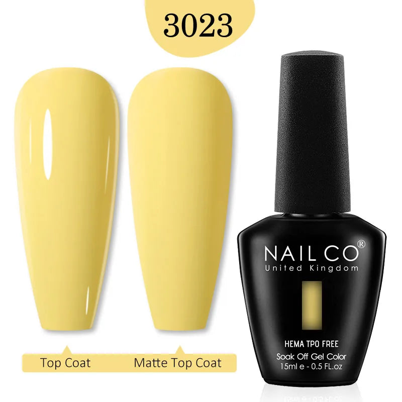 NailCO Pink Colors HEMA FREE Gel Nail Polish Nail Art Vernis Semi Permanent UV Lamp Gel Manicure for Nails Supplies Gel Polish
