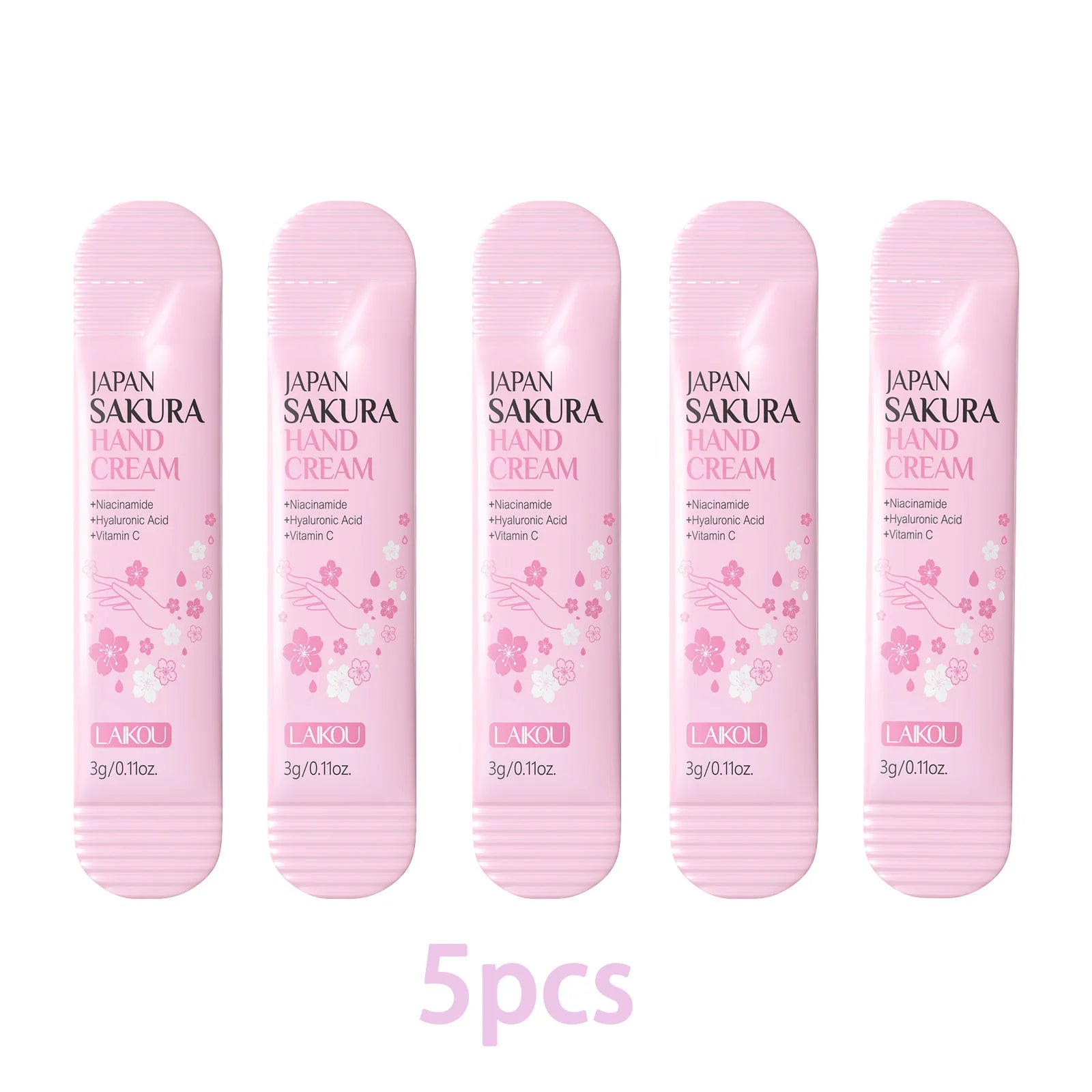 LAIKOU Cherry Blossom Hand Cream Moisturizing Nourishing Brightening Hydrating Hand Lotion Creams Intensive Repair Hand Balm