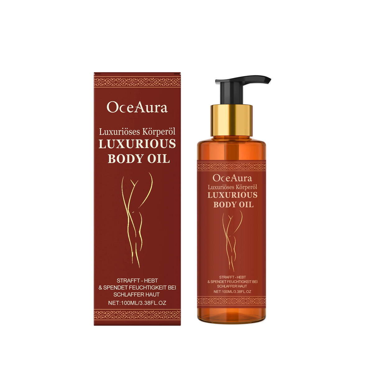 Sagging Firming Skin Body Oil Skin Tightening Anti-Aging Refreshing Abdomen Thigh Improve Elasticity Anti Cellulite Massage Oil