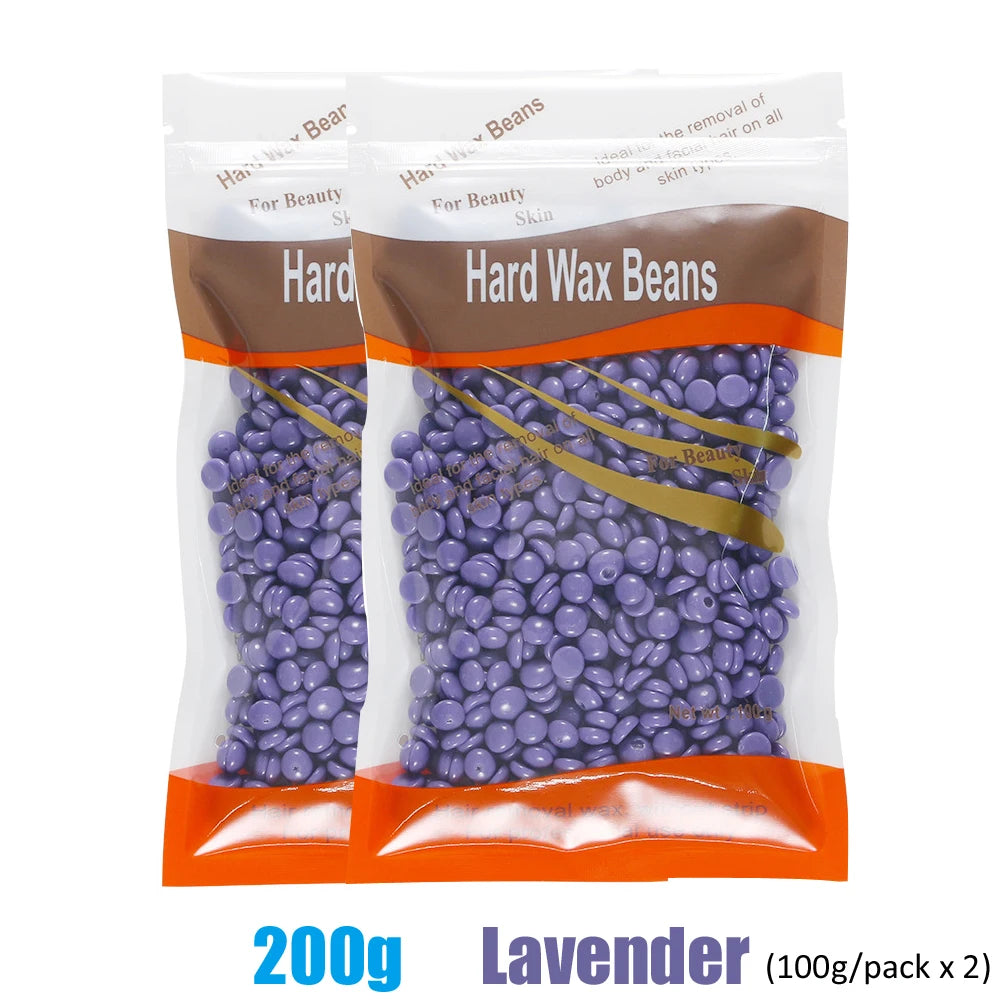 500g Wax Beans For Wax Heater Whole Body Hot Film Depilatory Wax For Wax Heater Kit Waxing Wax Beans For Hair Removal Wax Pot