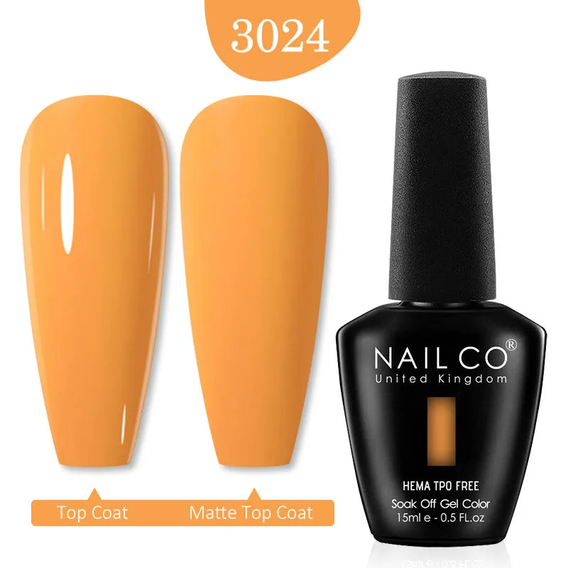 NailCO Pink Colors HEMA FREE Gel Nail Polish Nail Art Vernis Semi Permanent UV Lamp Gel Manicure for Nails Supplies Gel Polish