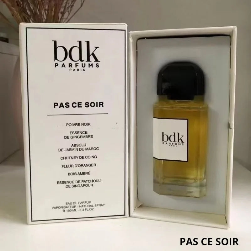 Luxury Perfume Long Lasting Unisex Perfume Cherry Pink Pepper Fragrance Black Vanilla Tonka Bean Amber Elegant Scent Wears 100ml