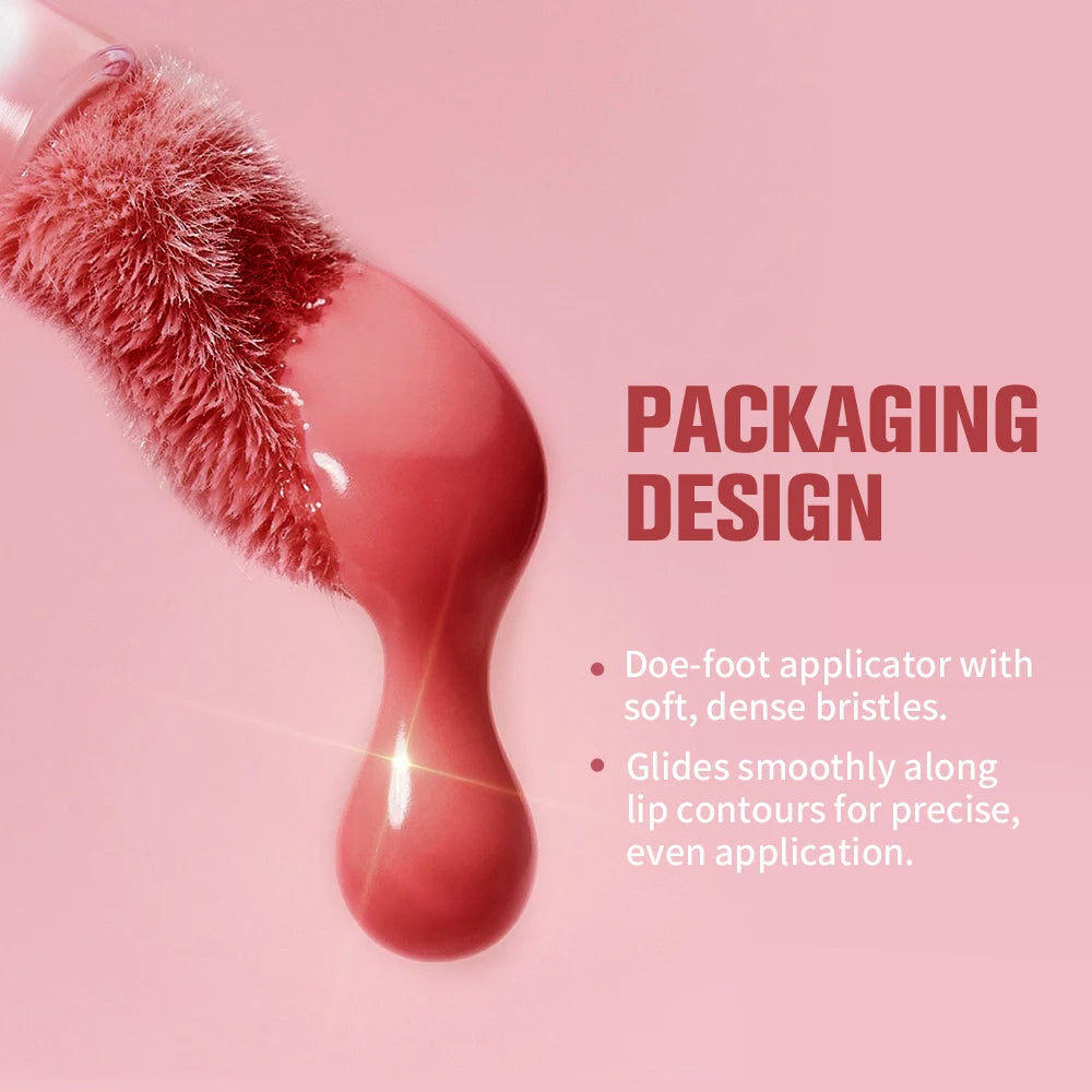 Juicy Hydrated Lip Tint Buildable Glossy Finish Ceramide Peptide Water-to-oil Formula Long-lasting Color Buckle Design Lip Tint
