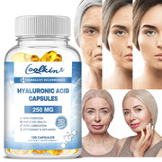 Hyaluronic Acid Capsules - Promote Firm Skin, Strong Nails & Hair, Healthy Joints, Antioxidant