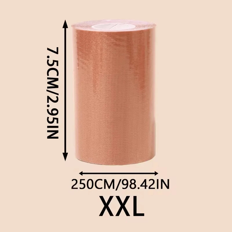 1 Roll  Adhesive Breast Lift Tape Compatible for B.E Cup Bras No Undergarment Modification Instant Bust Lift Tape for Clothing