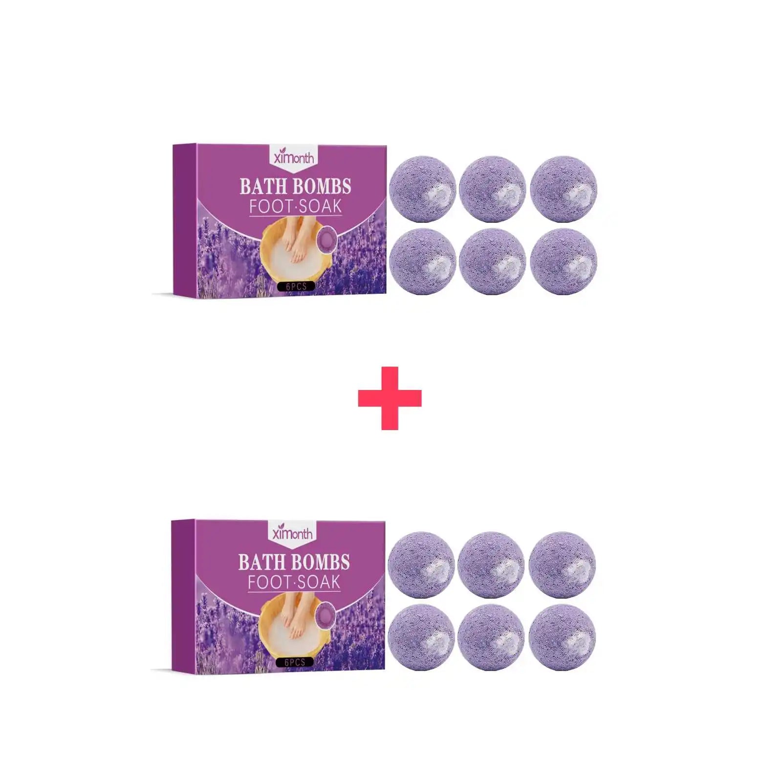 Lavender Foot Bath Ball Skin Relaxing Deep Moisturizing Improve Insomnia Rich Essential Oil SPA Handmade Feet Bath Balls 6/12pcs