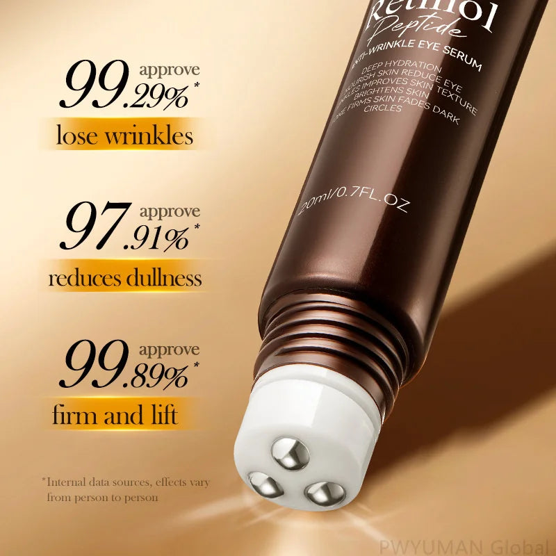 Retinol Anti Wrinkle Eye Serum Peptide Remove Dark Circles Eye Bags Puffiness Cream Moisturizing Repairing Korean Skincare New