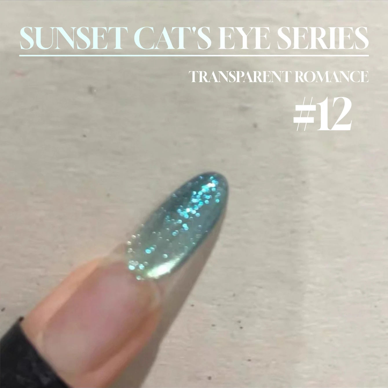 MIANEL 12ML Summer Whitening Red Glass Bead Cat Eye Gel Nail Polish 2026 Ice Clear Cat Magnetic Nail Polish Blue Nails 1-12pcs