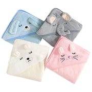 1 Baby Bath Towel Cap Animal Bath Towel Baby Blanket Bathroom Supplies