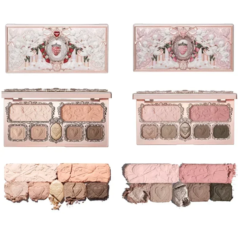 Flower Knows ALL IN ONE Makeup Kit Full Professional Face Palette Blush Eyeshadow Lip Cream Solid Perfume Sets