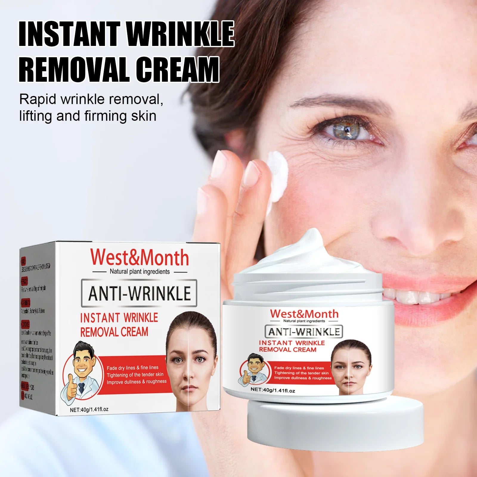 ENVISHA Face Cream Collagen Hyaluronic Acid Skin Care Removal Wrinkle Anti-Aging Moisturizing Shrink Pores Whitening Retinol