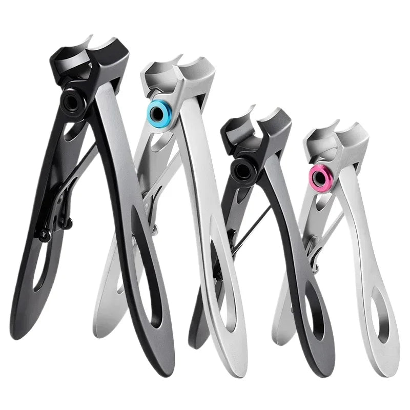 Stainless Steel Nail Clippers Cutter Trimmer Manicure Scissors Thick Hard Toenail Fingernail Pedicure Tools