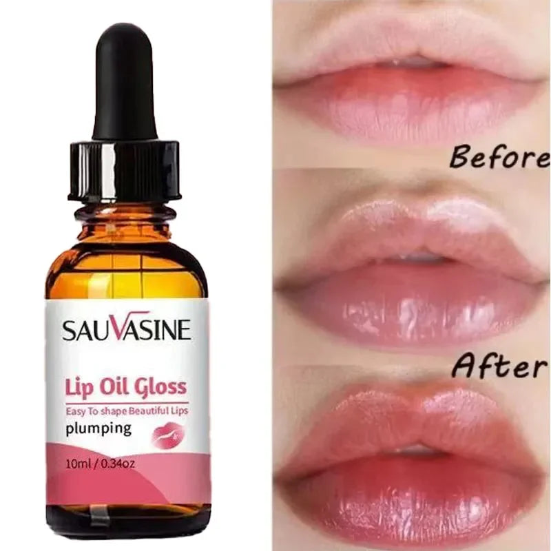 Lip Booster Plumping Serum Oil Hyaluronic Acid Moisturising Sexy Plumping Enhancer Stimulant Free Brightening Lightening Lines